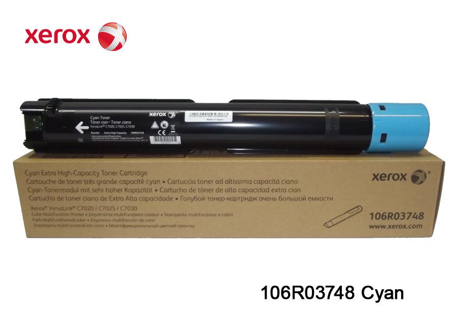 Toner Xerox 106R03748 Cyan VersaLink Toner Xerox 106R03748 Cyan C7020, C7030