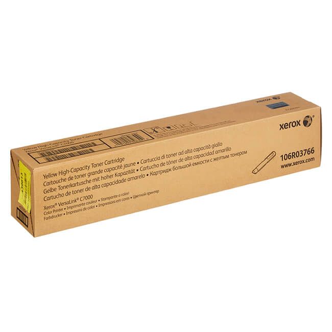Toner-Xerox-106R03766-Yellow.jpg Toner Xerox 106R03766 Yellow High Capacity C7000 - Imagen 1