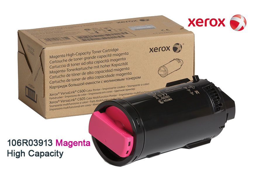 Toner Xerox 106R03913 Magenta High Capacity Toner Xerox 106R03913 Magenta High Capacity C605 - Imagen 1