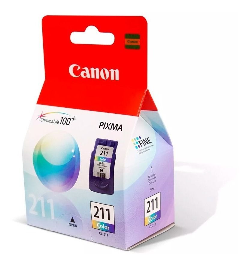 tinta-canon-211.jpg TINTA CANON CL-211 9ML MP250 IP2700 COLOR - Imagen 1