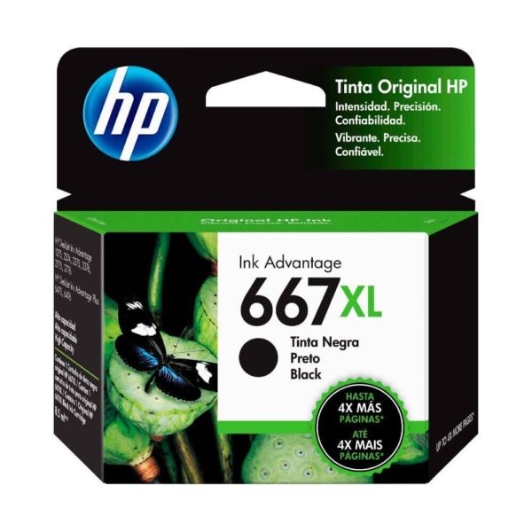 TINTA HP 667XL BLACK 3YM81AL (DJ 2775 / 4175)
