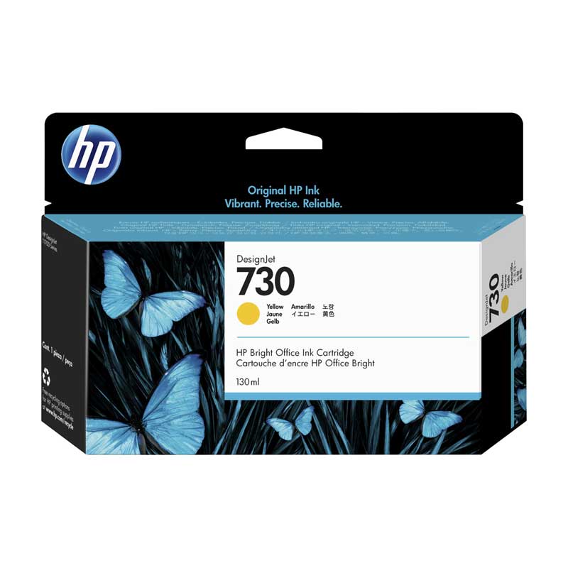 tinta-hp-730-amarillo-p2v64a.jpg Tinta HP 730 Yellow P2V64A T1600, T2600 130ML - Imagen 1