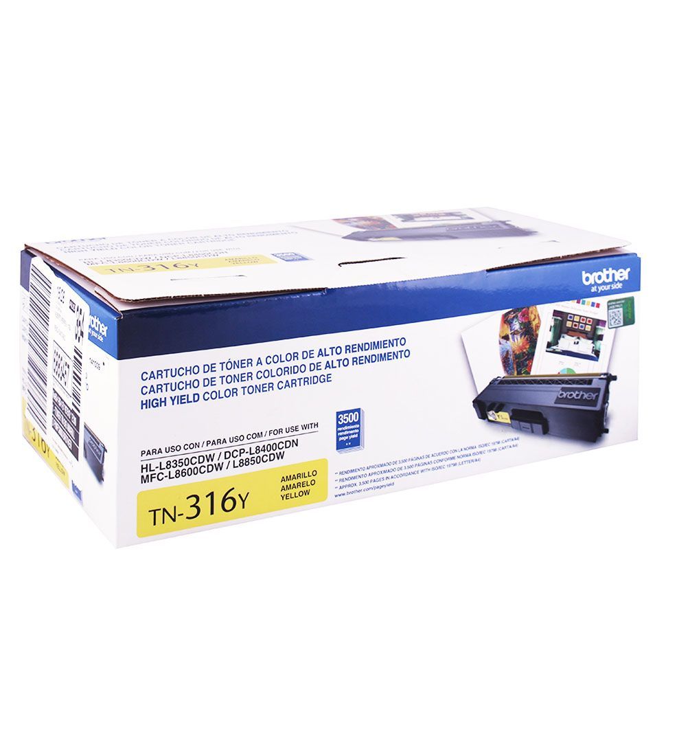 tn-316t-02.jpg Toner Brother TN-316Y Yellow HL-L8350/MFC-L8850 - Imagen 1