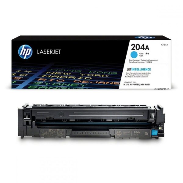 Toner HP 204A Cyan CF511A M154, M180, M181 - Imagen 2