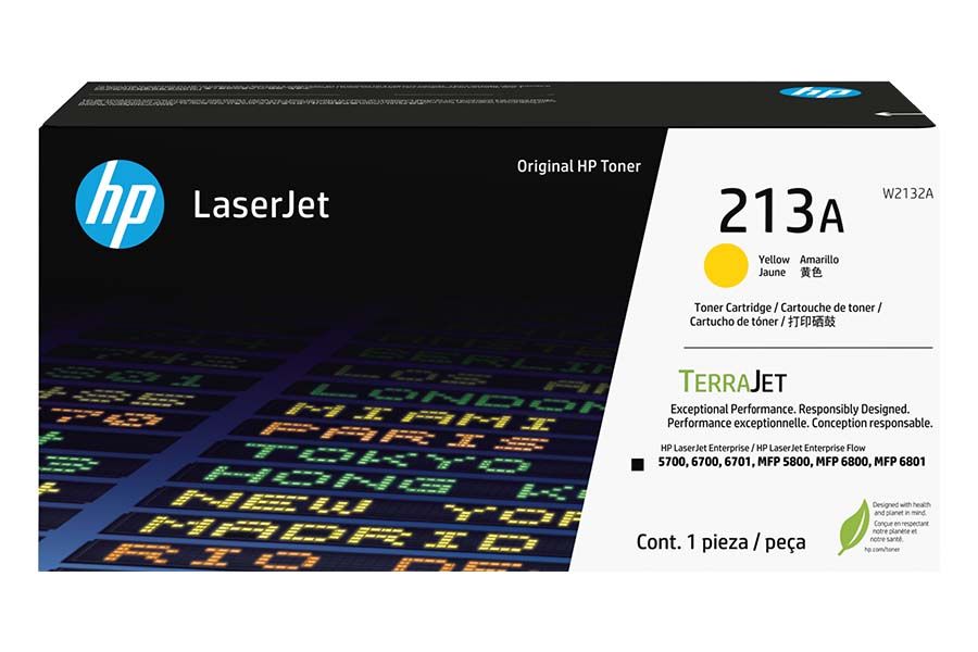 Toner HP 213A Amarillo W2132A Toner HP 213A Amarillo W2132A