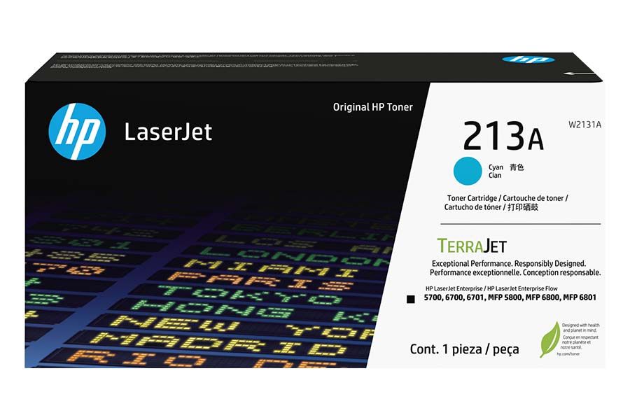 Toner HP 213A Cyan W2131A Toner HP 213A Cyan W2131A