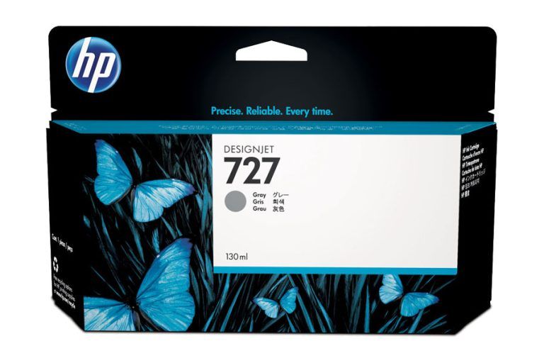 Tinta HP 727 Gray B3P24A