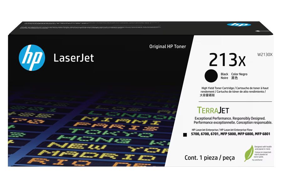 Toner HP 213X Black W2130X Toner HP 213X Black W2130X