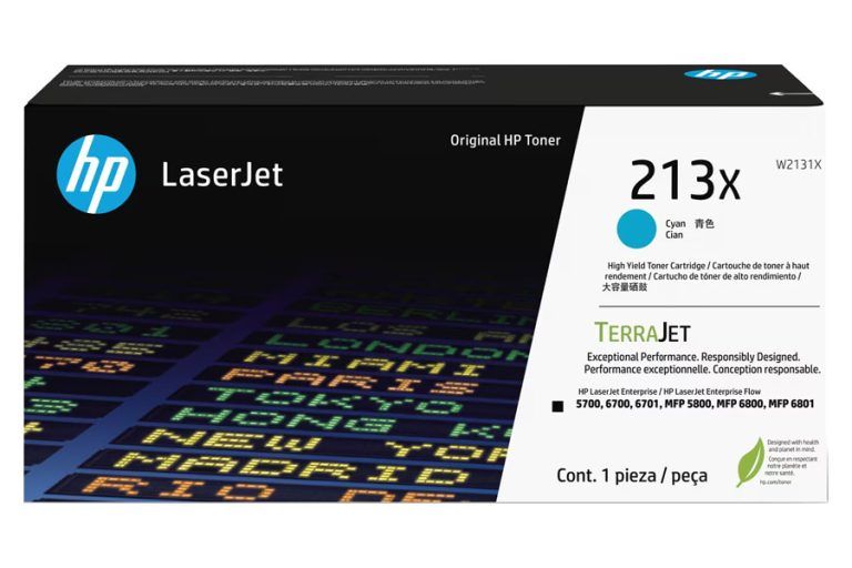 Toner HP 213X Cyan W2131X