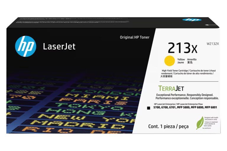 Toner HP 213X Yellow W2132X