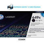 Toner HP 649X Negro CE260X Para CP4525 Series
