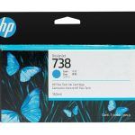 Tinta HP 738 Cyan 498N5A T950/T850 130ML