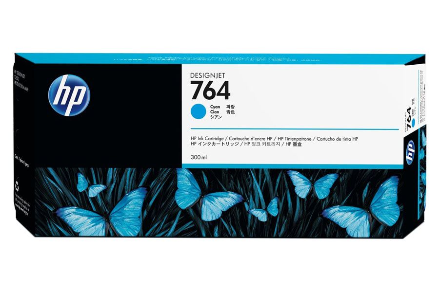 Tinta HP 764 Cyan C1Q13A Tinta HP 764 Cyan C1Q13A DesignJet T3500 300ML - Imagen 1