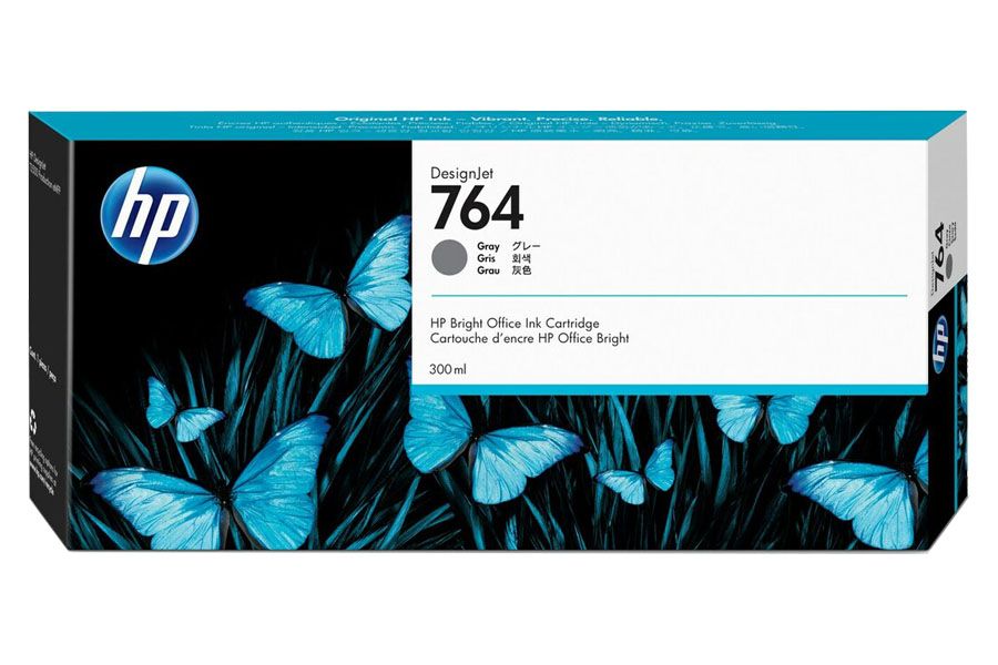 Tinta HP 764 Gray C1Q18A Tinta HP 764 Gray C1Q18A DesignJet T3500 300ML - Imagen 1