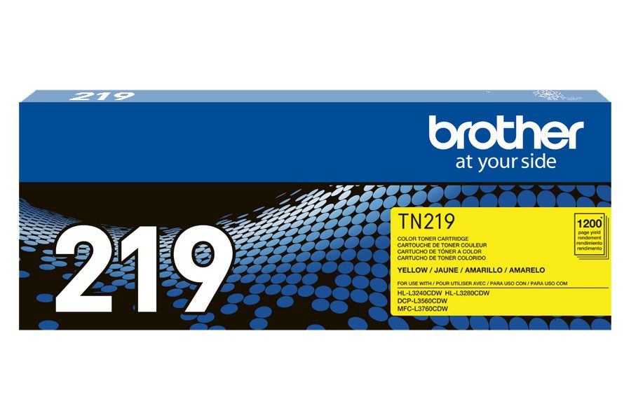 Toner Brother TN-219Y Yellow Toner Brother TN-219Y Yellow Para L3760/L3240 - Imagen 1