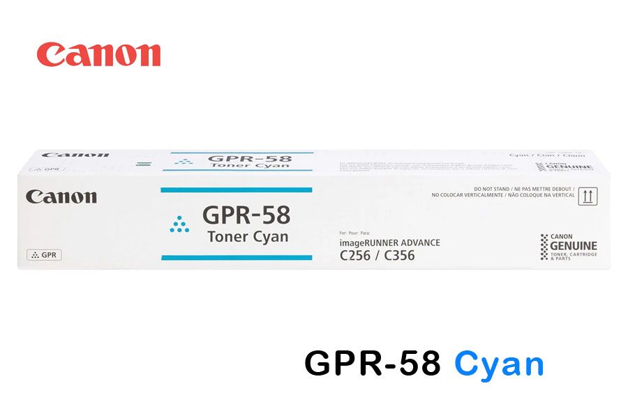 Toner Canon GPR-58 Cyan Toner Canon GPR-58 Cyan C256, C356, DX C257 - Imagen 1