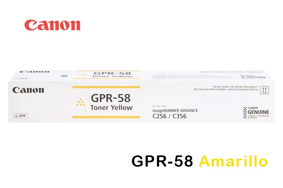 Toner Canon GPR-58 Yellow Toner Canon GPR-58 Yellow C256, C356, DX C257 - Imagen 1