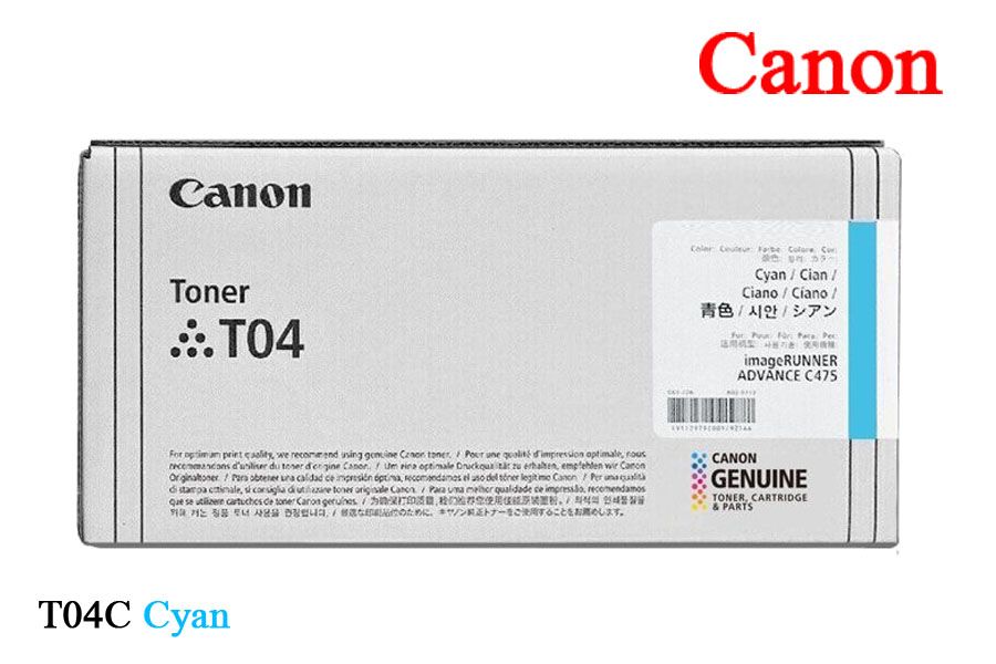 Toner Canon T04 Cyan C475 Toner Canon T04 Cyan imageRunner C475i lll - Imagen 1