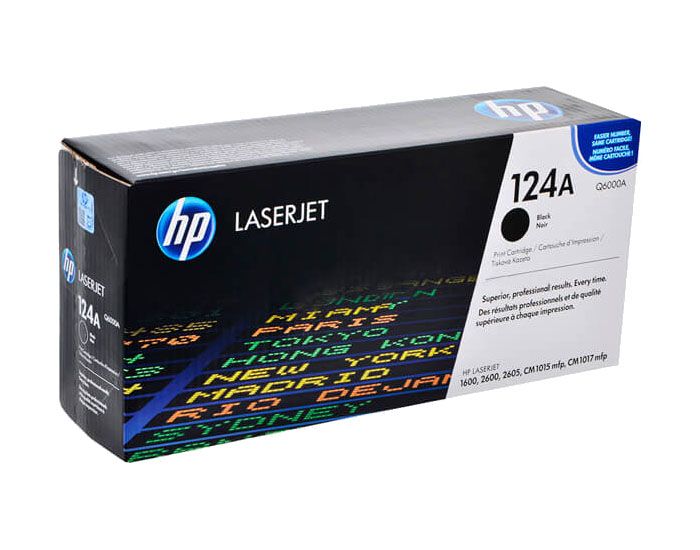 Toner HP 124A Black Q6000A Toner HP 124A Black Q6000A Para 2600/CM1017 - Imagen 1
