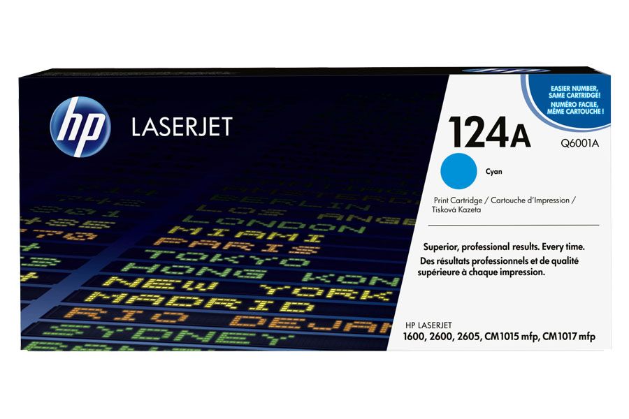 Toner HP 124A Cyan Q6001A Toner HP 124A Cyan Q6001A Para 2600/CM1017 - Imagen 1
