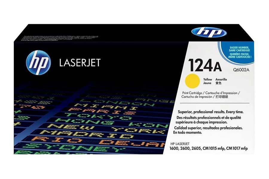 Toner HP 124A Yellow Q6002A Toner HP 124A Yellow Q6002A Para 2600/CM1017 - Imagen 1
