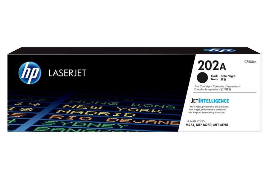 Toner HP 202A Negro CF500A Toner HP 202A Negro CF500A