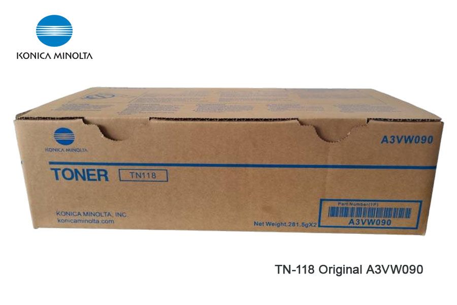 Toner Konica Minolta TN-118 original A3VW090 Toner Konica Minolta TN-118 A3VW090 Bizhub 226/215 - Imagen 1