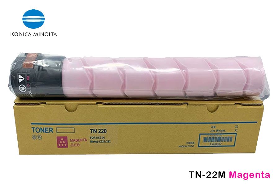 Toner Konica Minolta TN-220 Magenta Toner Konica Minolta TN-220 Magenta 281/223 - Imagen 1