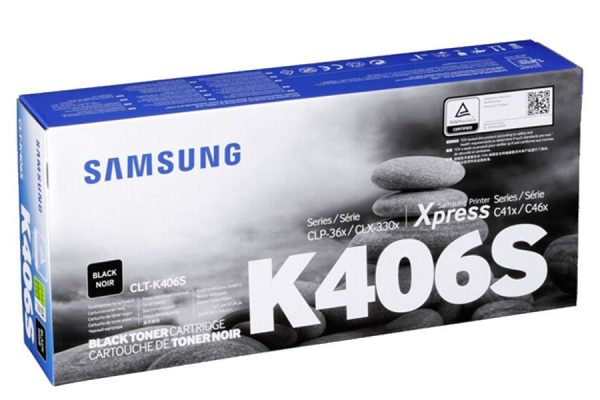 Toner Samsung CLT-K406S Black SU122A Para CLP-360, C410W - Imagen 2