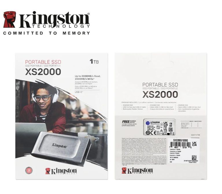 Unidad SSD Externo Kingston XS2000