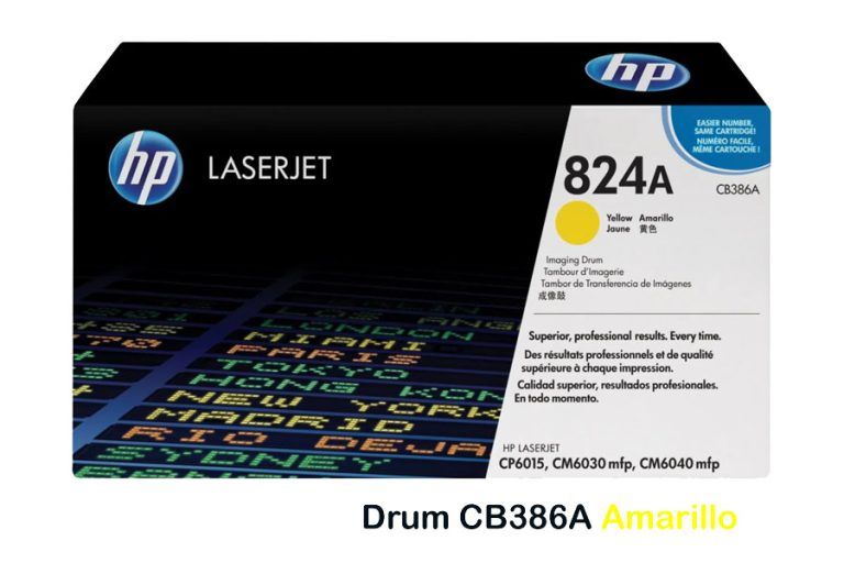 Tambor HP 824A Yellow CB386A CM6030, CP6015, CM6040