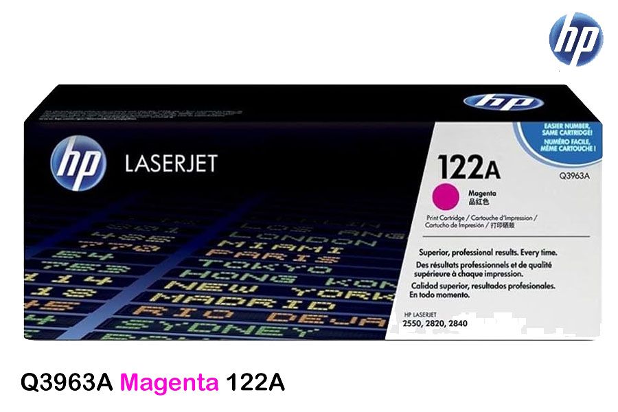 Toner HP 122A Magenta Q3963A Toner HP 122A Magenta Q3963A Para 2550, 2820 - Imagen 1