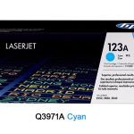 Toner HP 123A Cyan Q3971A Para 2550L, 2550N