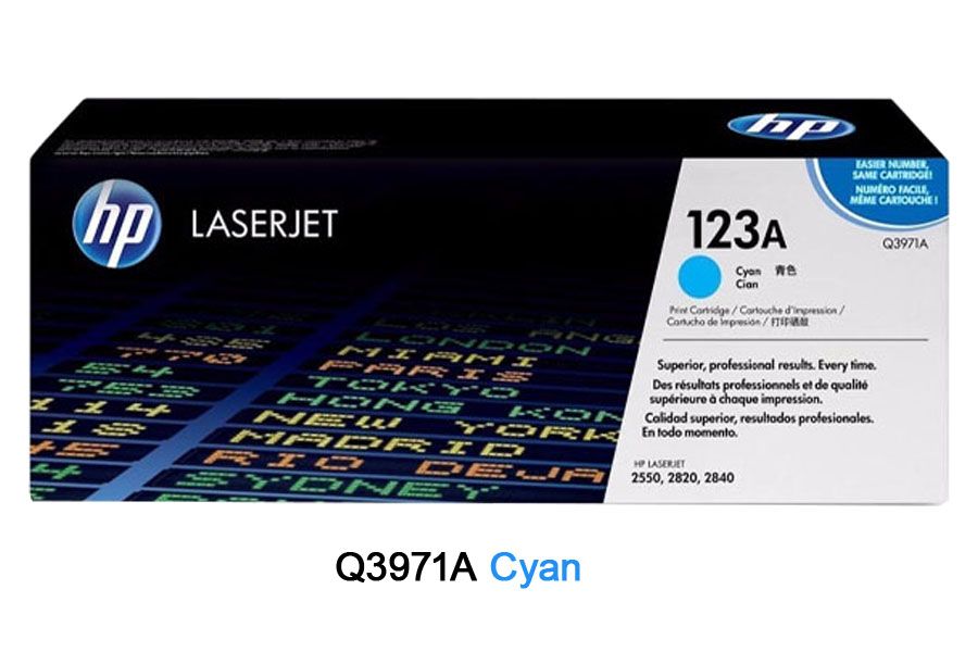 Toner HP 123A Cyan Q3971A Toner HP 123A Cyan Q3971A Para 2550L, 2550N - Imagen 1