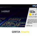 Toner HP 123A Yellow Q3972A Para 2550L, 2550N