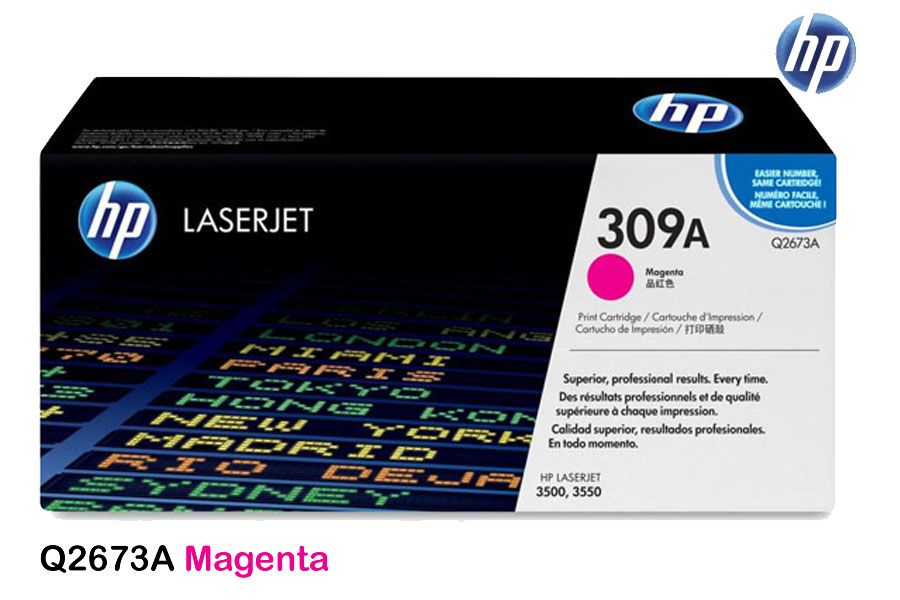 Toner HP 309A Magenta Q2673A Toner HP 309A Magenta Q2673A Para 3500, 3550, 3700 - Imagen 1