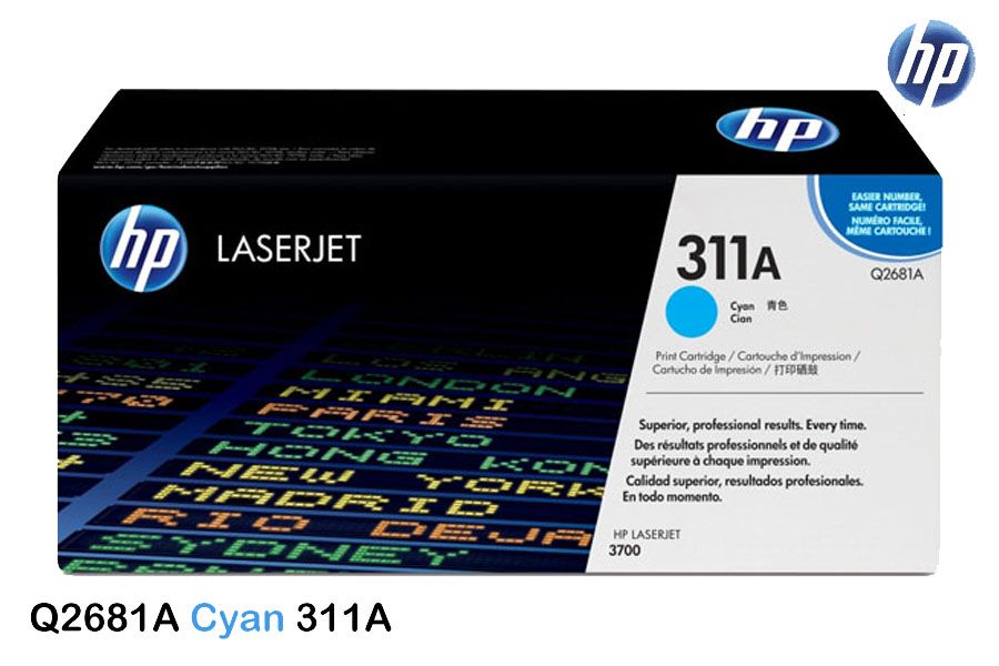 Toner HP 311A Cyan Q2681A Toner HP 311A Cyan Q2681A Para 3700, 3700dn, 3700dtn - Imagen 1