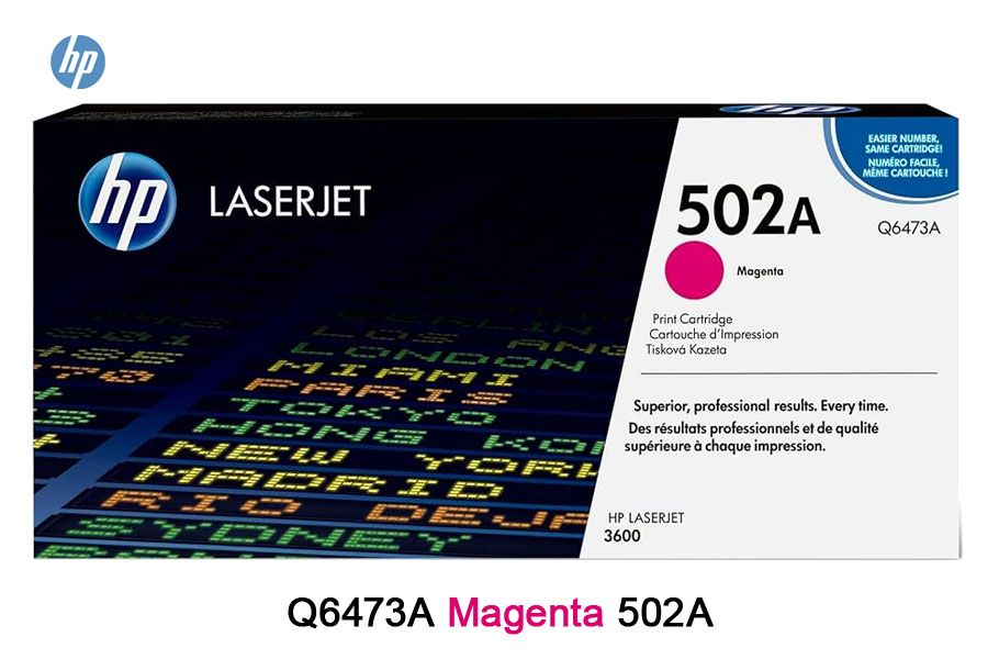Toner HP 502A Magenta Q6473A Toner HP 502A Magenta Q6473A Para 3600, CP3505 - Imagen 1