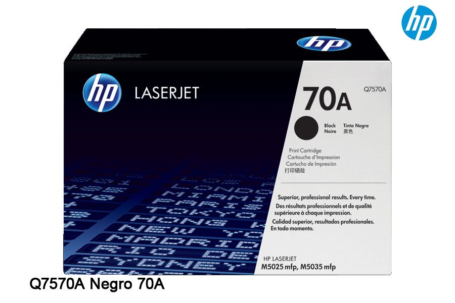 Toner HP 70A negro Q7570A Toner HP 70A Q7570A LaserJet M5025, M5035 - Imagen 1