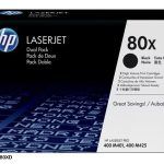 Toner HP 80X Dual Pack CF280XD Para M401, M425