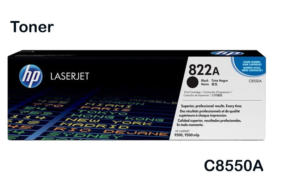 Toner HP 822A Black C8550A Toner HP 822A Black C8550A LaserJet 9500 MFP
