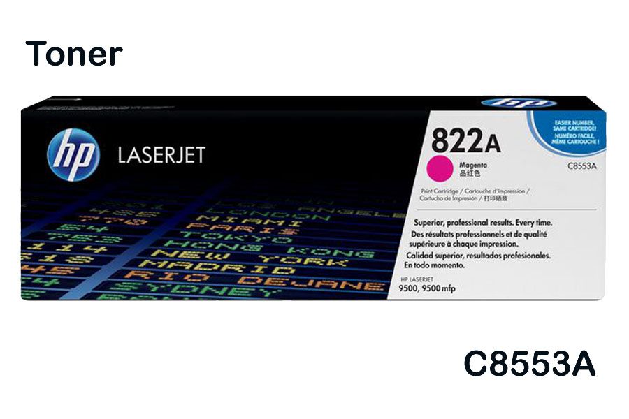Toner HP 822A Magenta C8553A Toner HP 822A Magenta C8553A LaserJet 9500 MFP