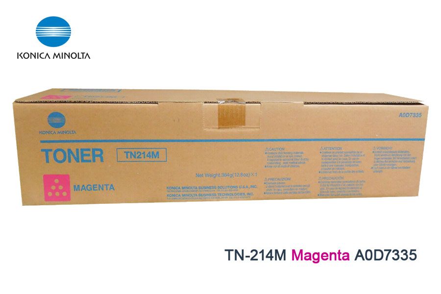 Toner Konica Minolta TN-214M Magenta A0D7335 Toner Konica Minolta TN-214M Magenta C200 A0D7335 - Imagen 1