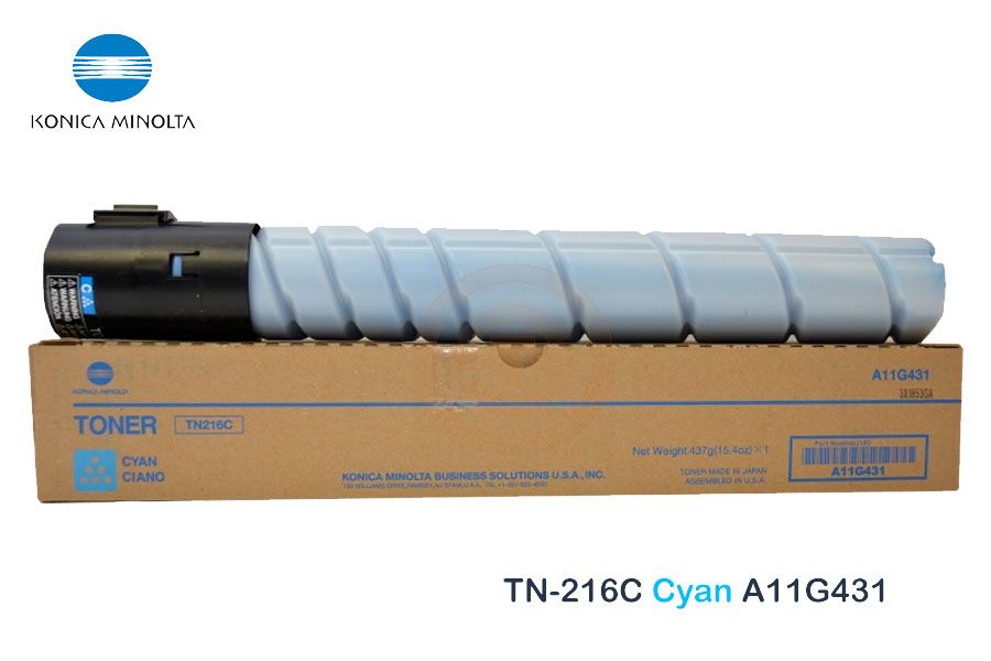 Toner Konica Minolta TN-216C Cyan A11G431 Toner Konica Minolta TN-216C Cyan A11G431 C360/C280 - Imagen 1