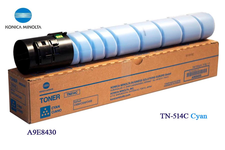 Toner Konica Minolta TN-514C Cyan Toner Konica Minolta TN-514C Cyan C458, C558, C658 - Imagen 1
