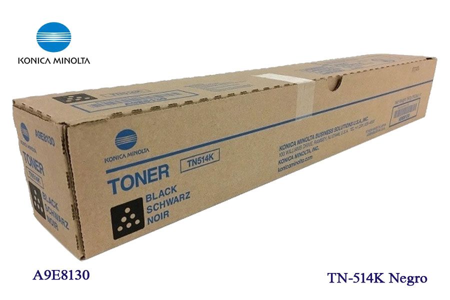 Toner Konica Minolta TN-514K Black Toner Konica Minolta TN-514K Negro C458, C558 - Imagen 1