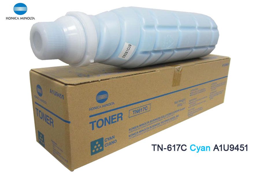 Toner Konica Minolta TN-617C Cyan A1U9451 Toner Konica Minolta TN-617C Cyan Bizhub C70HC - Imagen 1