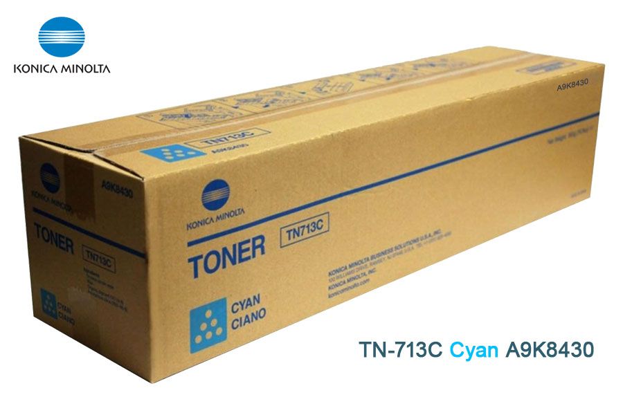 Toner Konica Minolta TN-713C Cyan A9K8430 Toner Konica Minolta TN-713C Cyan A9K8430 C659/C759 - Imagen 1