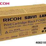 Toner Ricoh 408310 Black Para Savin P C600