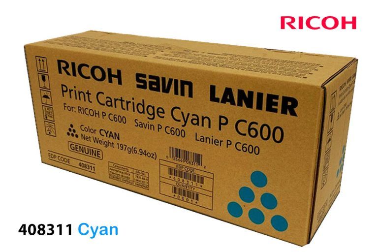 Toner Ricoh 408311 Cyan Para Lanier P C600